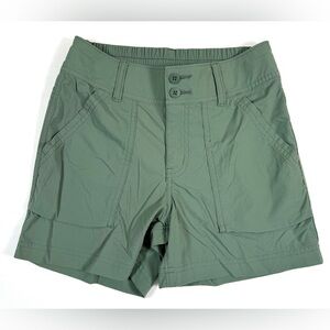 REI CO-OP Girls’ Sage Green Sahara Shorts UPF 50 Outdoors Gorpcore Size 10-12